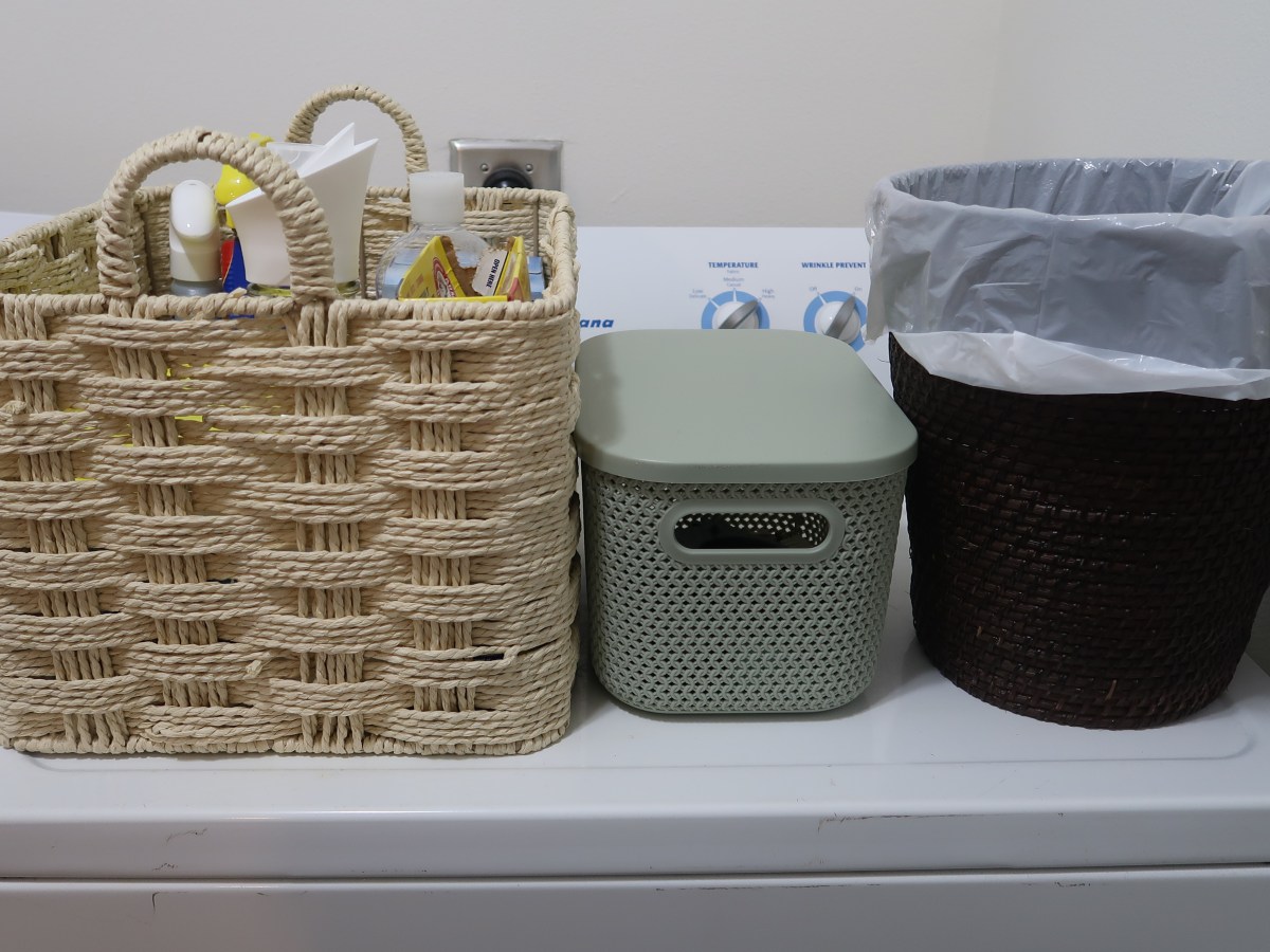 Simple 3-Bin Laundry Room System: Organize Your Space Beautifully on a&nbsp;Budget