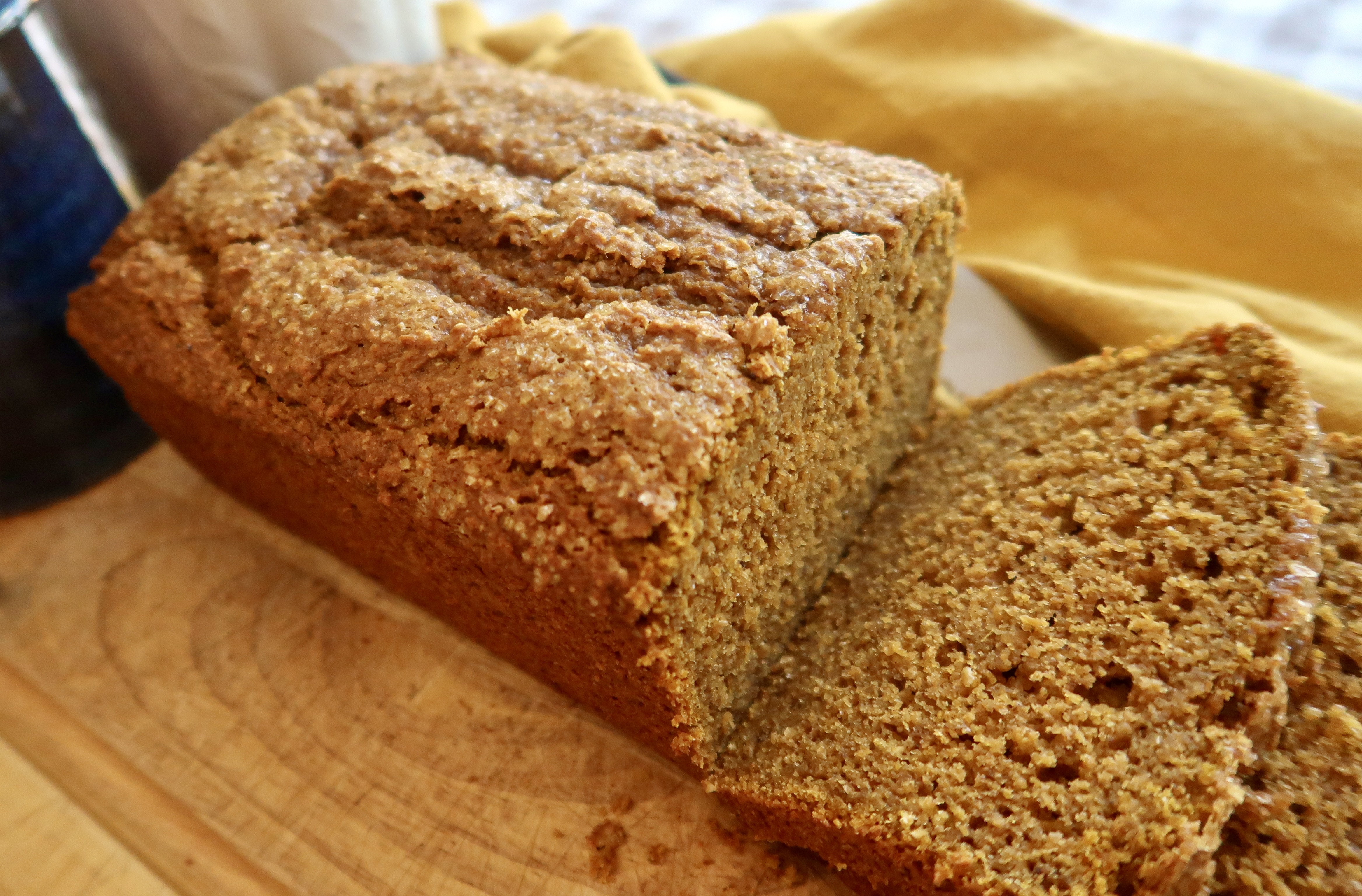 Fresh-milled cinnamon swirl bread made with hard white wheat