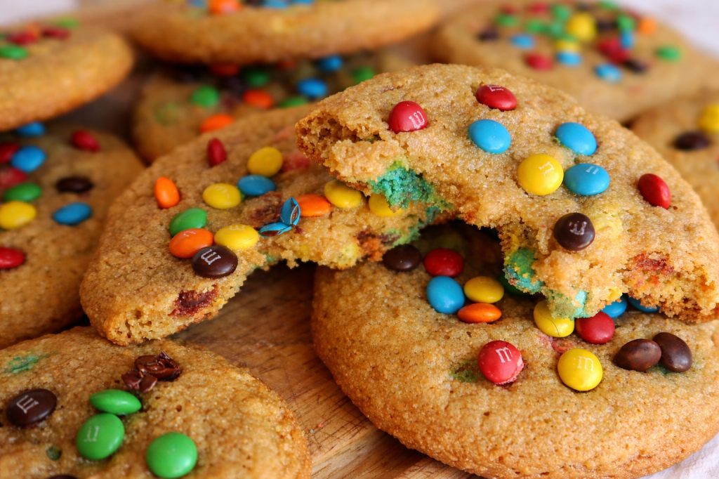 Fresh-Milled M&M Cookies (Soft, Chewy, Whole-Grain&nbsp;Dessert)
