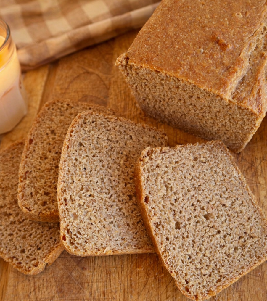 100% Spelt Easy Overnight Bread loaf