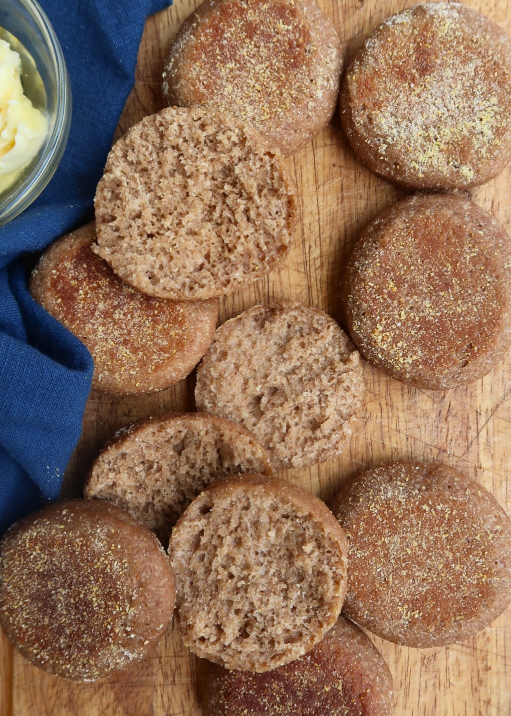 Fresh Milled Sourdough English Muffins