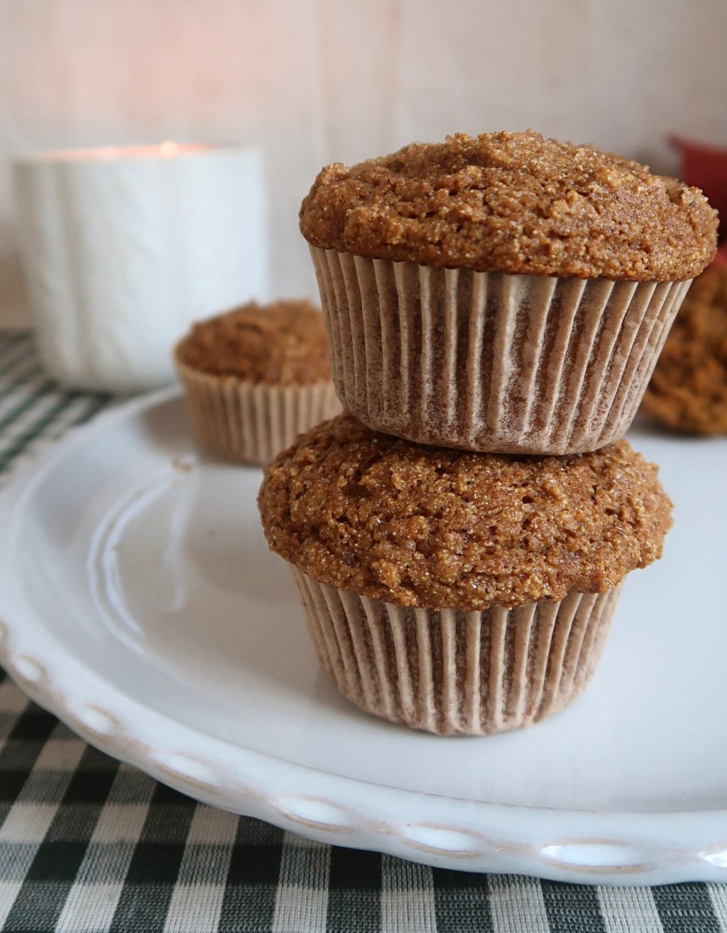 Fresh-Milled Spelt Pumpkin Muffins
