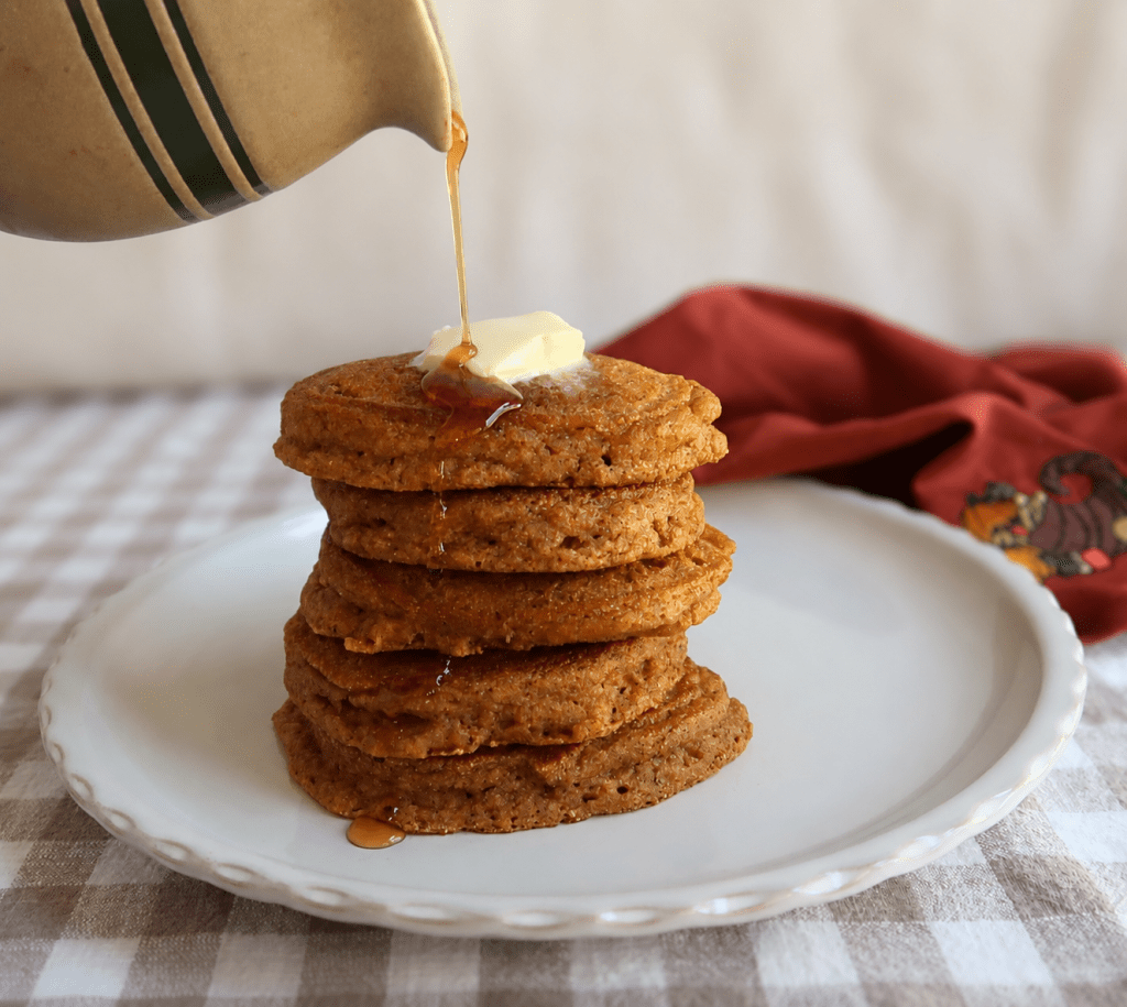 Fresh-Milled Pumpkin Pancakes with Soft White&nbsp;Wheat